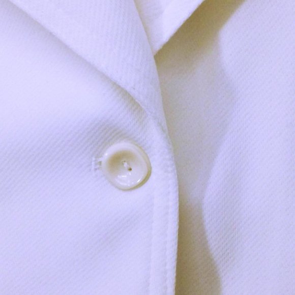 Vintage 70s Eclipse White Disco Blazer Womens Sz-L - Picture 10 of 10